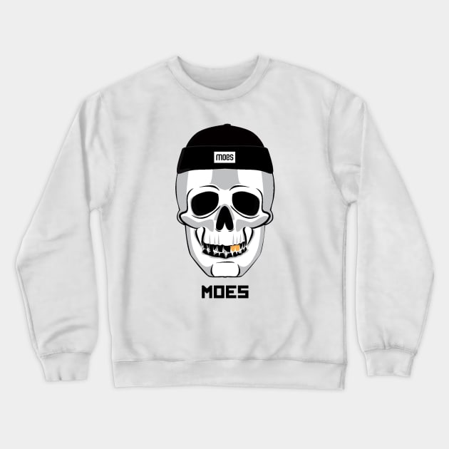 Skeleton Moes Crewneck Sweatshirt by moeslee